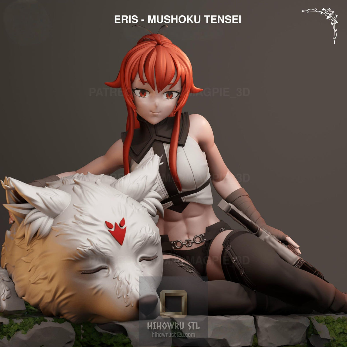5580 Eris Greyrat NSFW - Mushoku Tensei - STL 3D Print Files