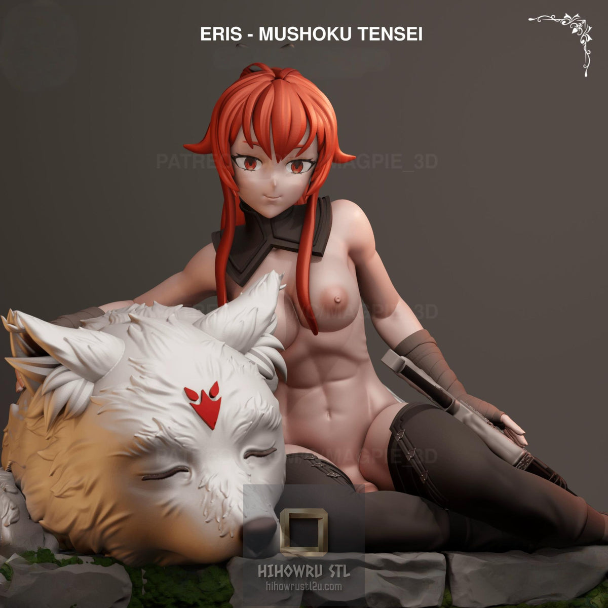 5580 Eris Greyrat NSFW - Mushoku Tensei - STL 3D Print Files
