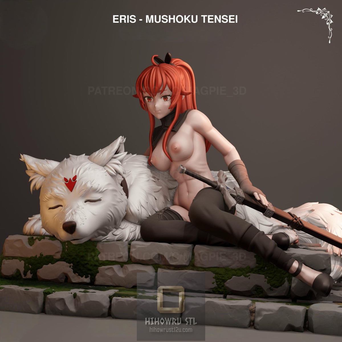 5580 Eris Greyrat NSFW - Mushoku Tensei - STL 3D Print Files