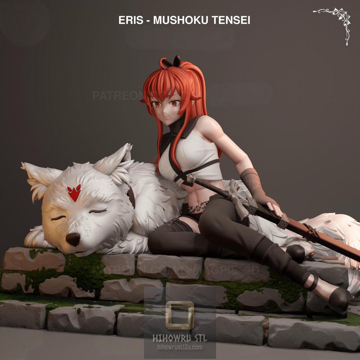 5580 Eris Greyrat NSFW - Mushoku Tensei - STL 3D Print Files