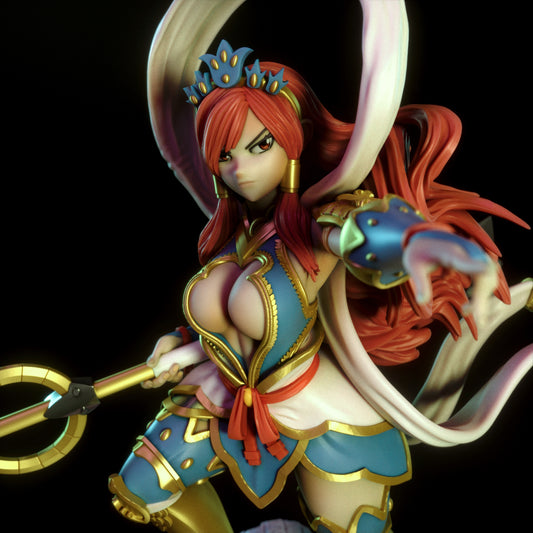 3192 Erza Scarlet NSFW - Nakagami Armor - Fairy Tail - STL 3D Print Files