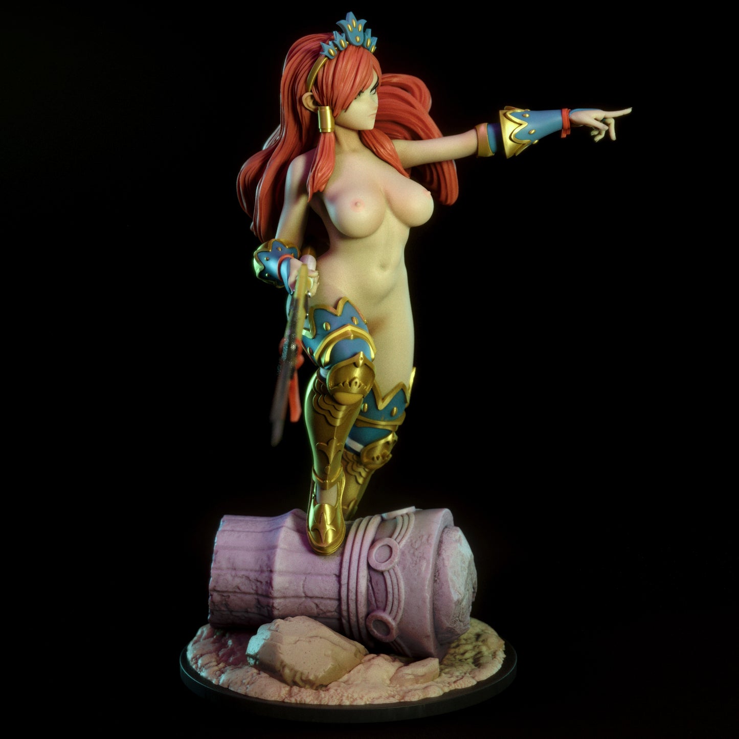 3192 Erza Scarlet NSFW - Nakagami Armor - Fairy Tail - STL 3D Print Files