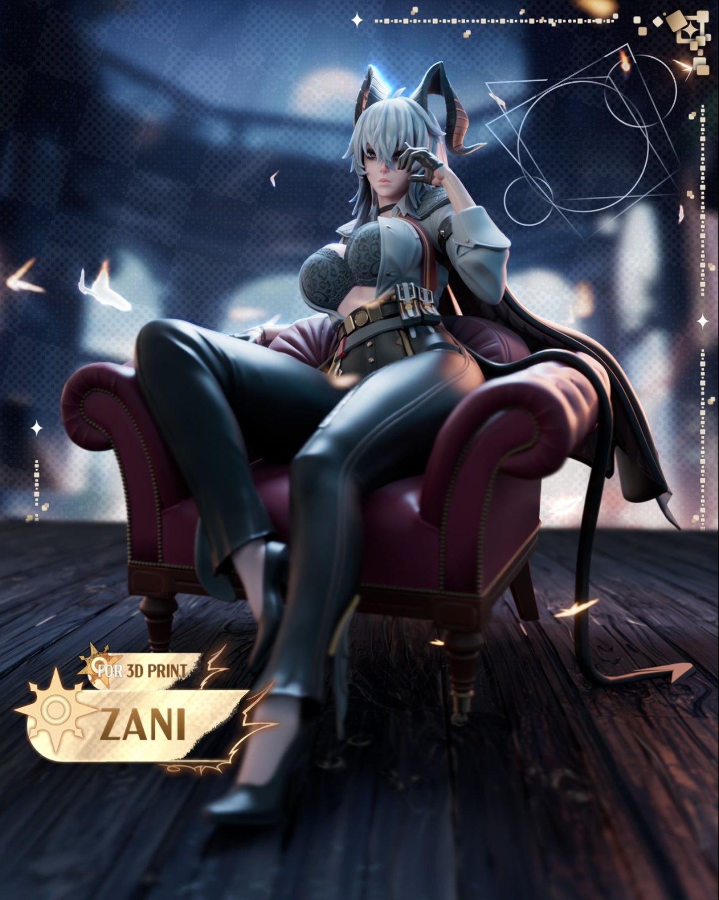 3880 Zani NSFW - Wuthering Waves - STL 3D Print Files