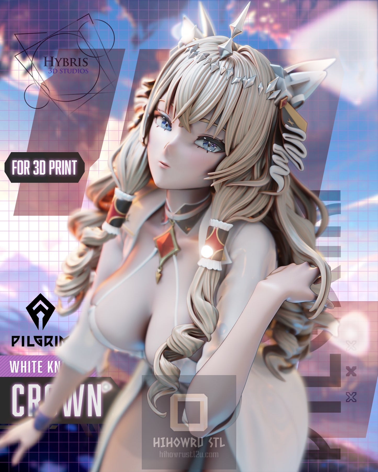 4619 Crown - Nikke Goddess of Victory - STL 3D Print Files