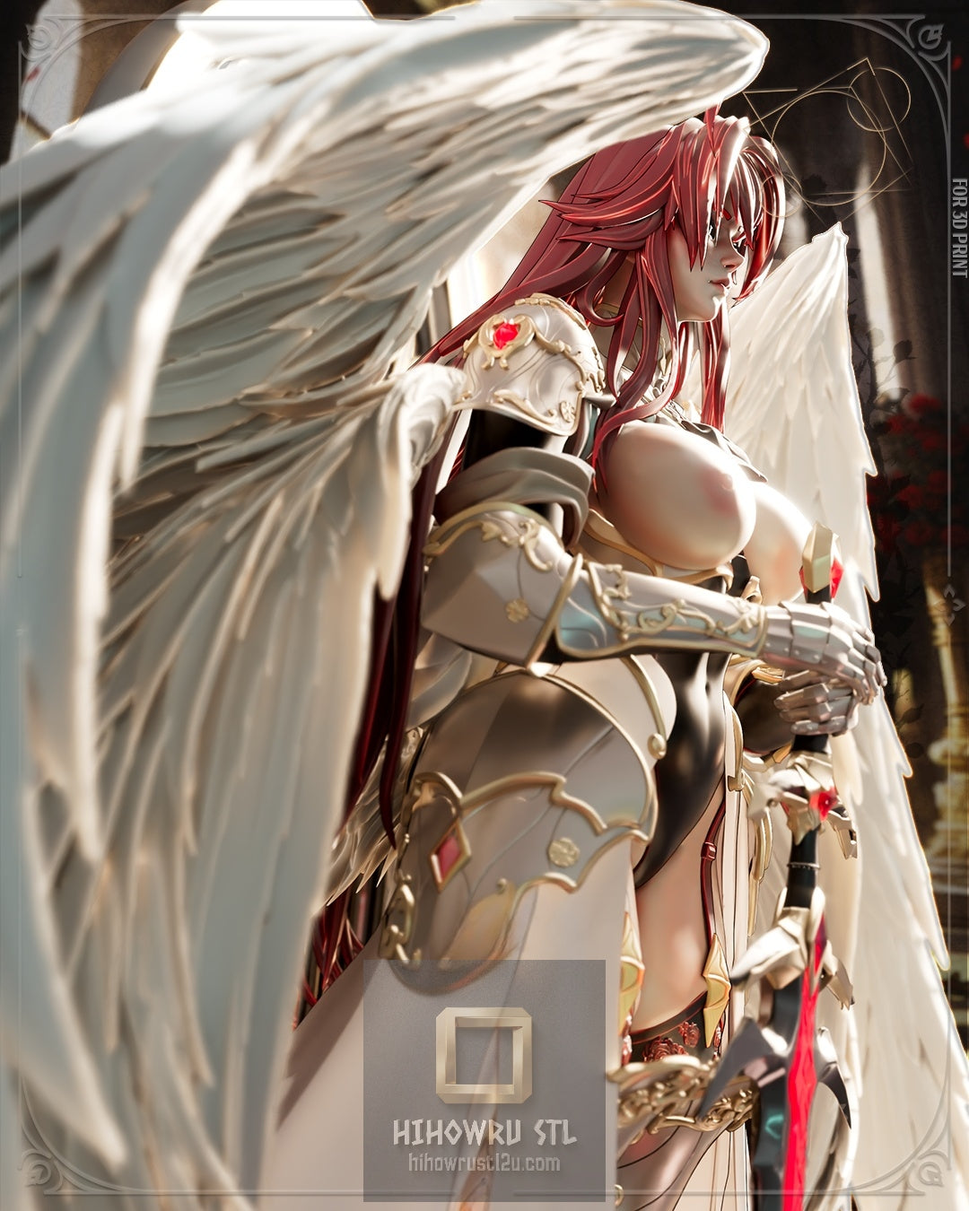 5480 Archangel Rias Gremory NSFW - High School DxD - STL 3D Print Files