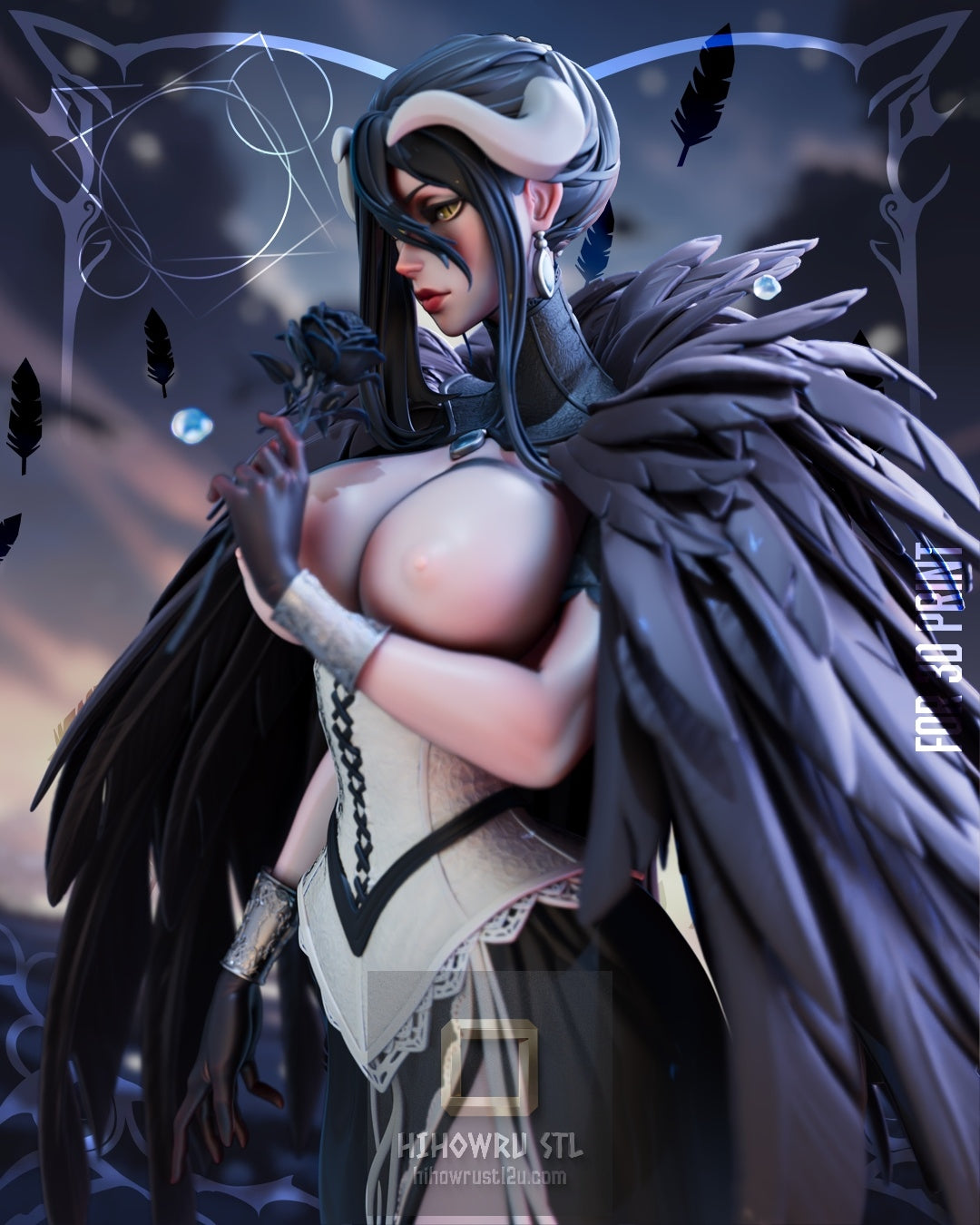 5370 Albedo NSFW - Overlord - STL 3D Print Files
