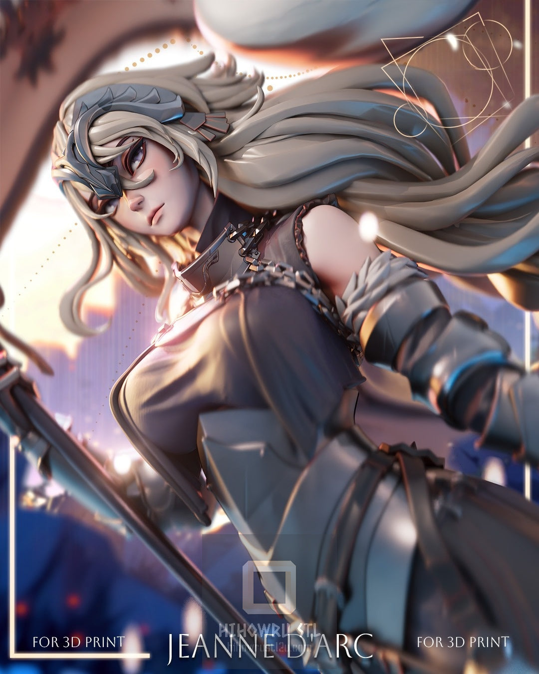 4857 Jeanne d'Arc - Fate/Grand Order - STL 3D Print Files