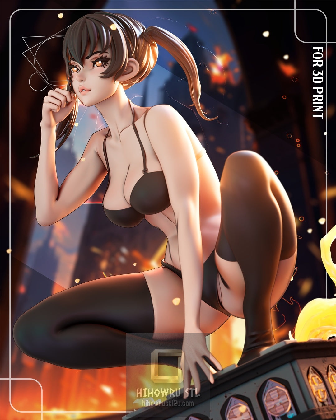 5222 Tamaki Kotatsu - Fire Force - STL 3D Print Files