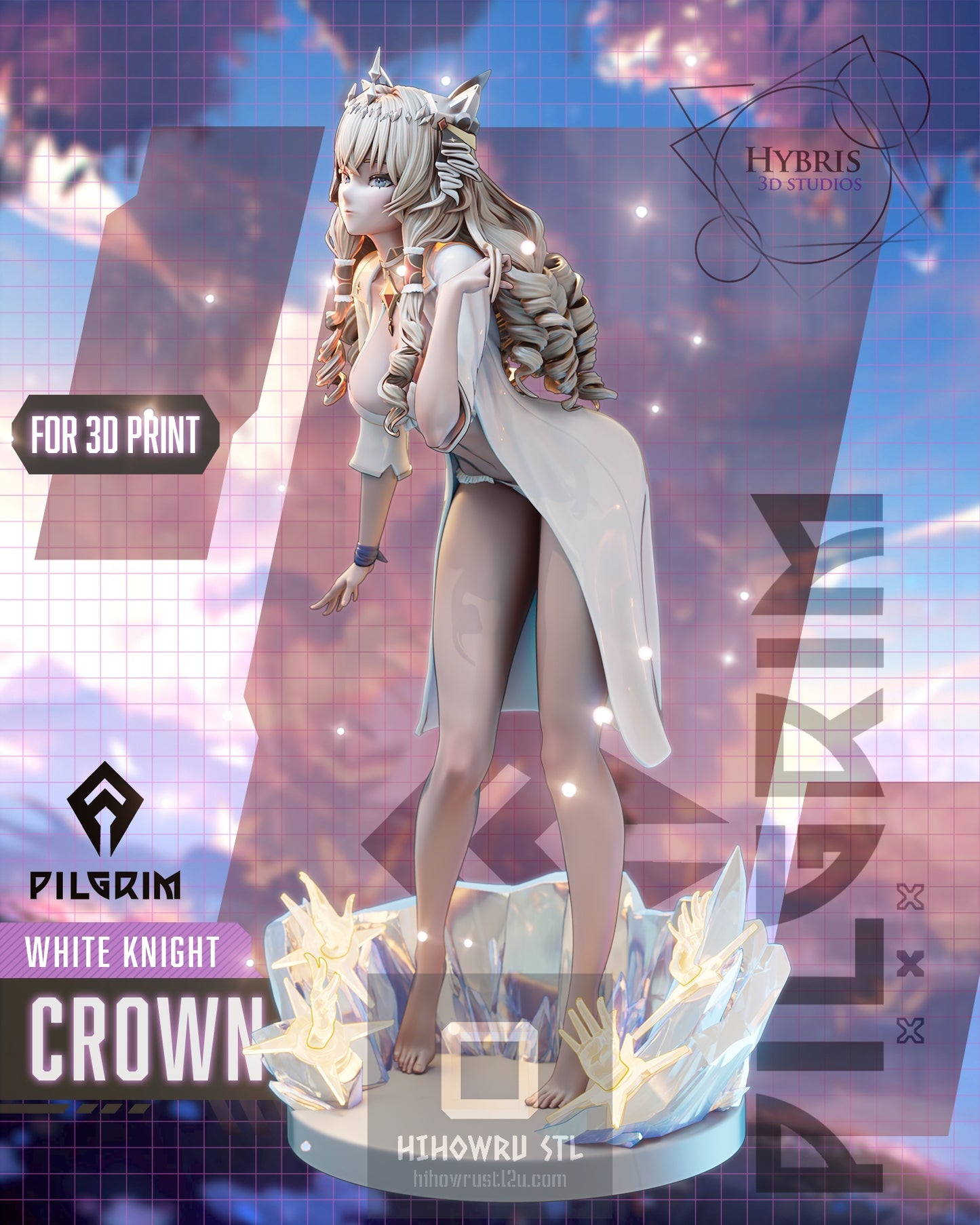 4619 Crown - Nikke Goddess of Victory - STL 3D Print Files