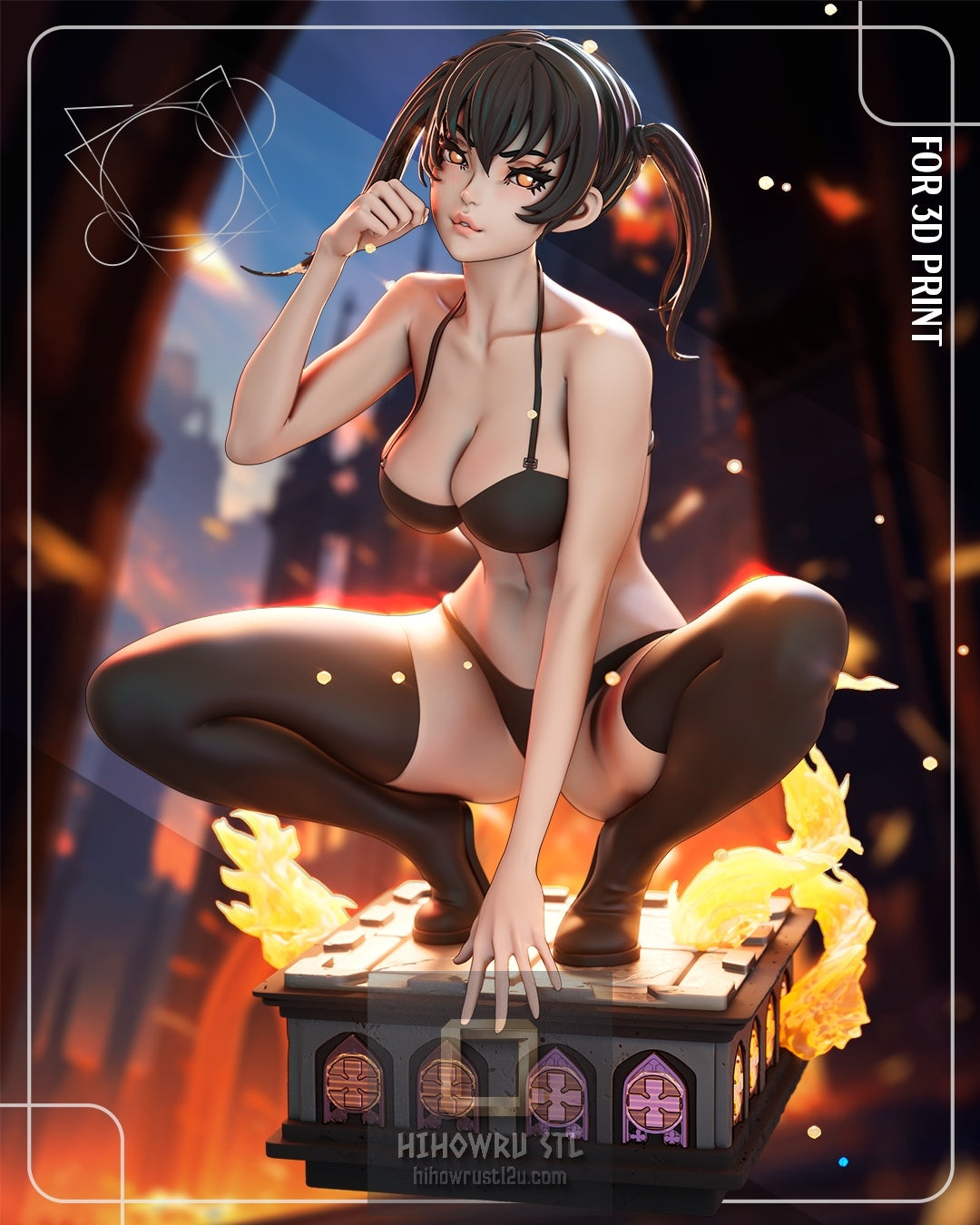 5222 Tamaki Kotatsu - Fire Force - STL 3D Print Files