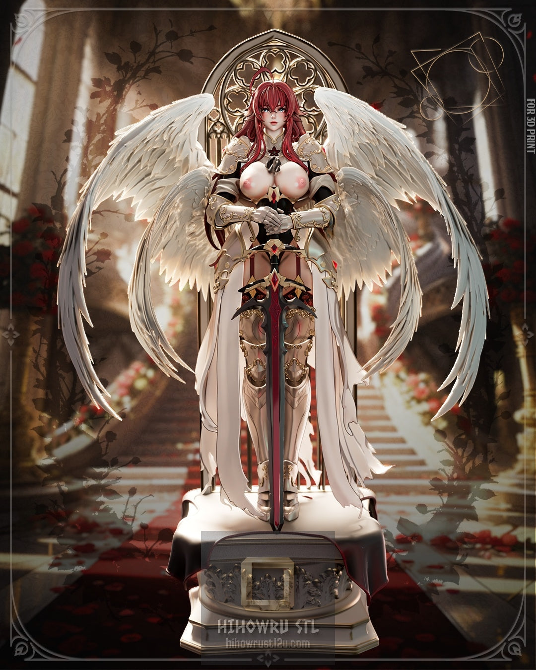 5480 Archangel Rias Gremory NSFW - High School DxD - STL 3D Print Files