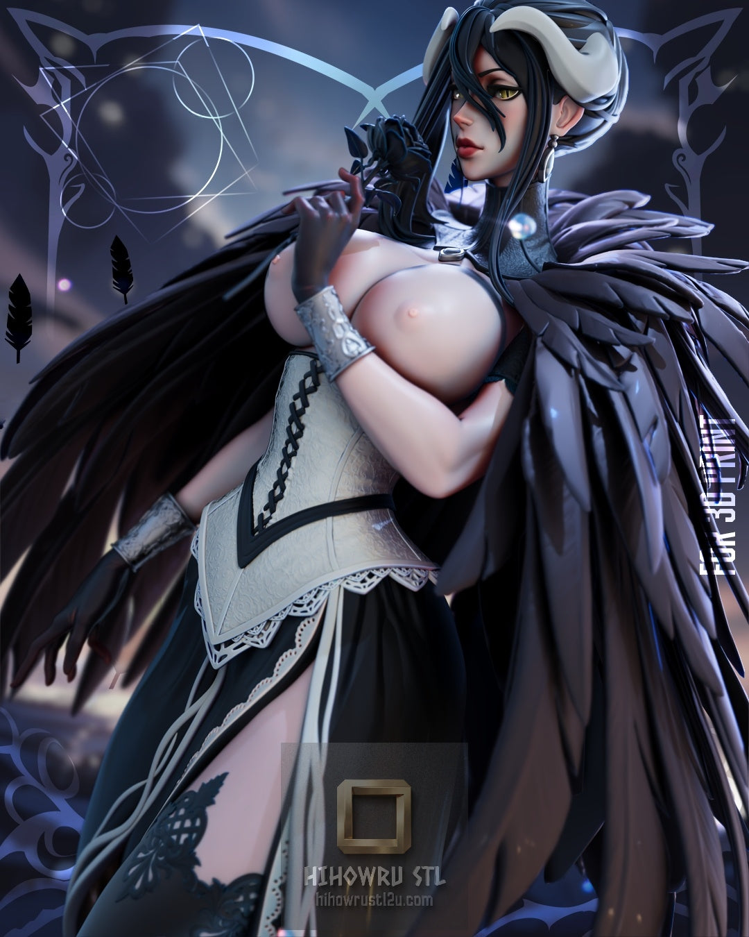 5370 Albedo NSFW - Overlord - STL 3D Print Files