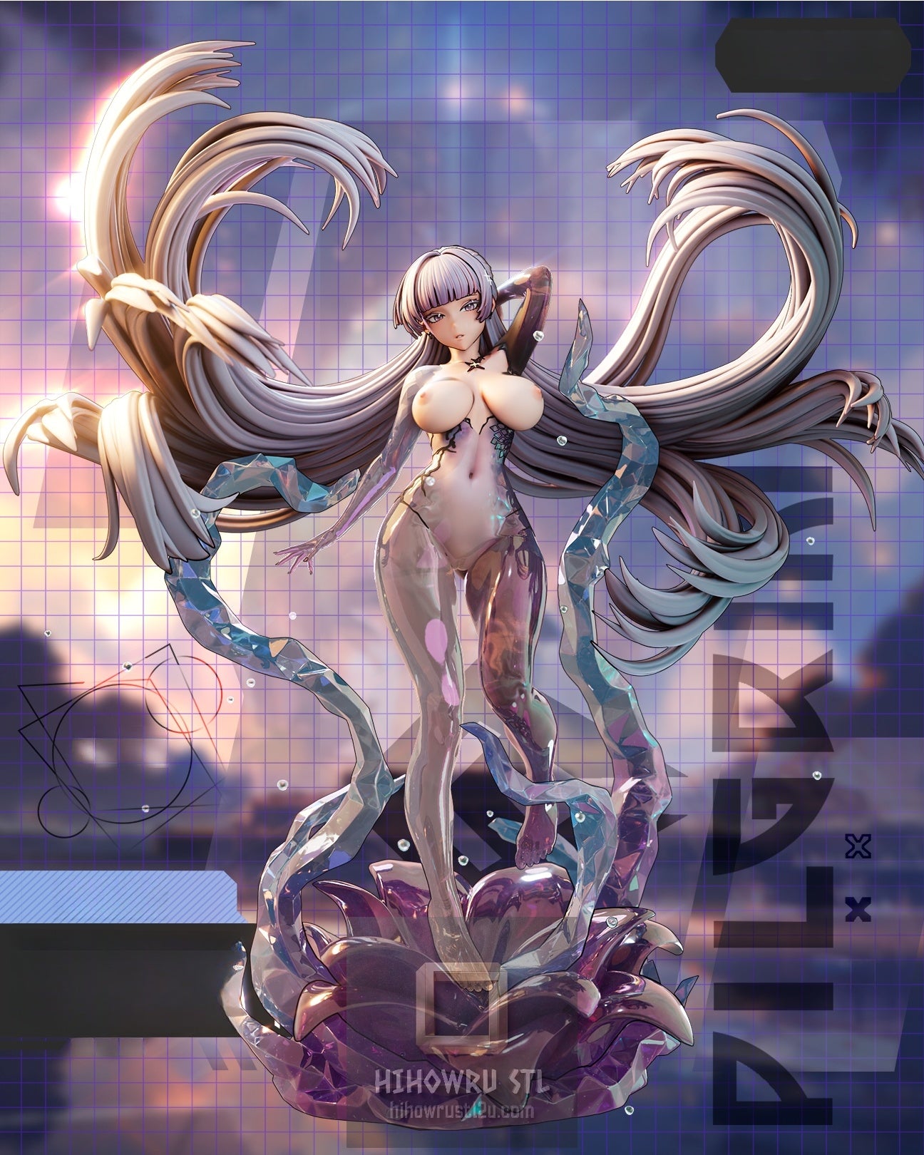 5148 Nayuta NSFW - Nikke Goddess of Victory - STL 3D Print Files