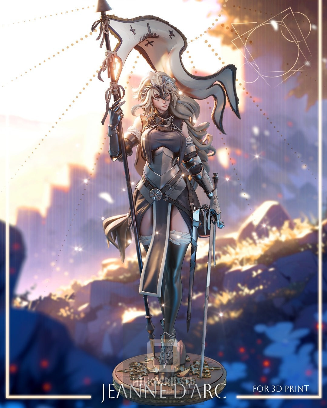 4857 Jeanne d'Arc - Fate/Grand Order - STL 3D Print Files