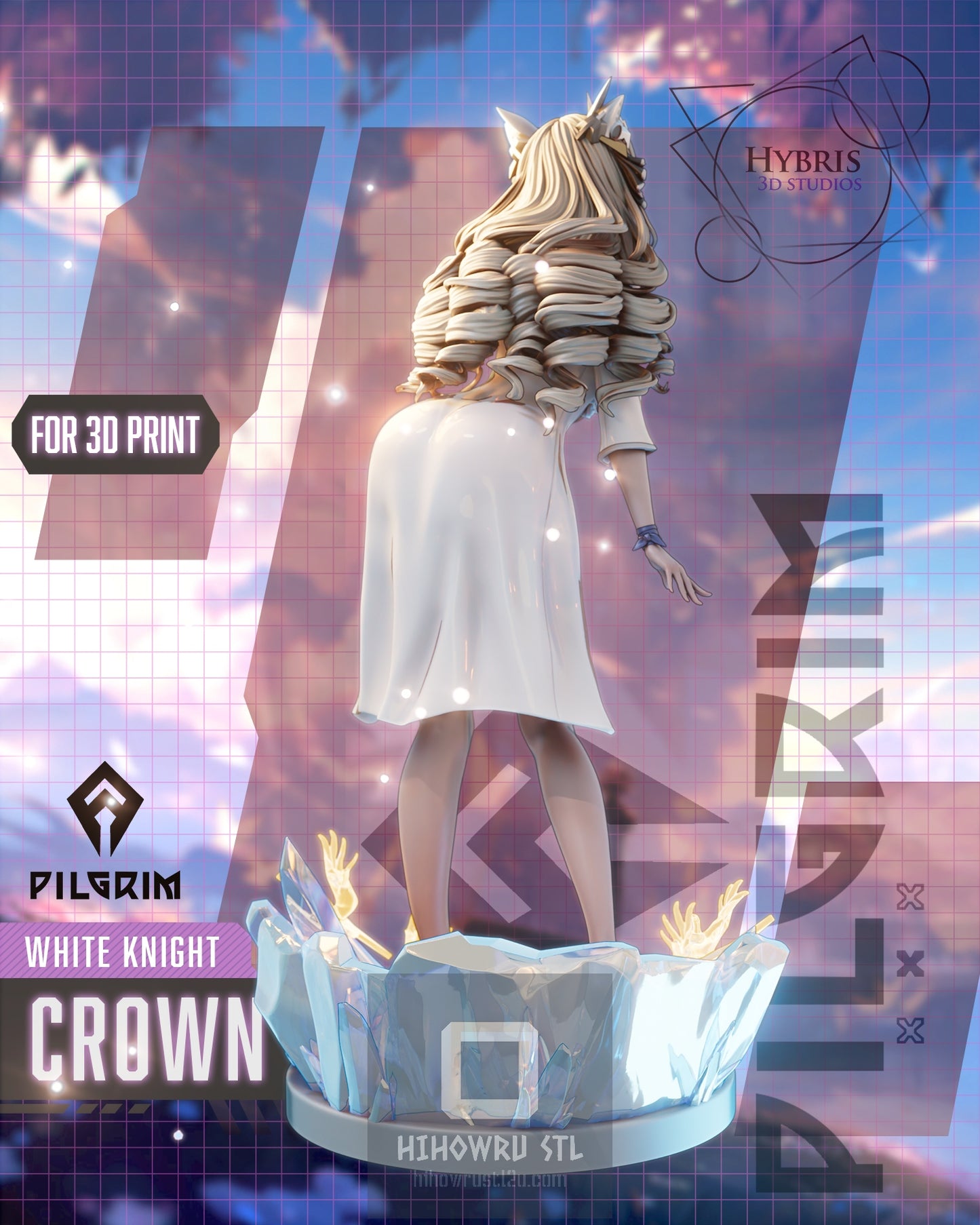 4619 Crown - Nikke Goddess of Victory - STL 3D Print Files