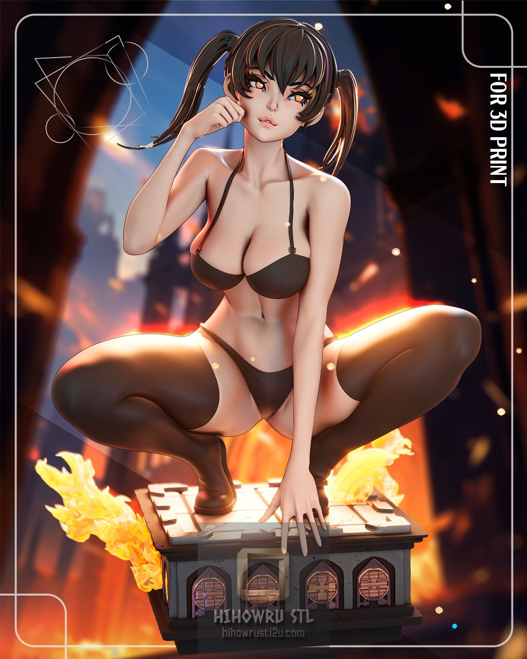 5222 Tamaki Kotatsu - Fire Force - STL 3D Print Files
