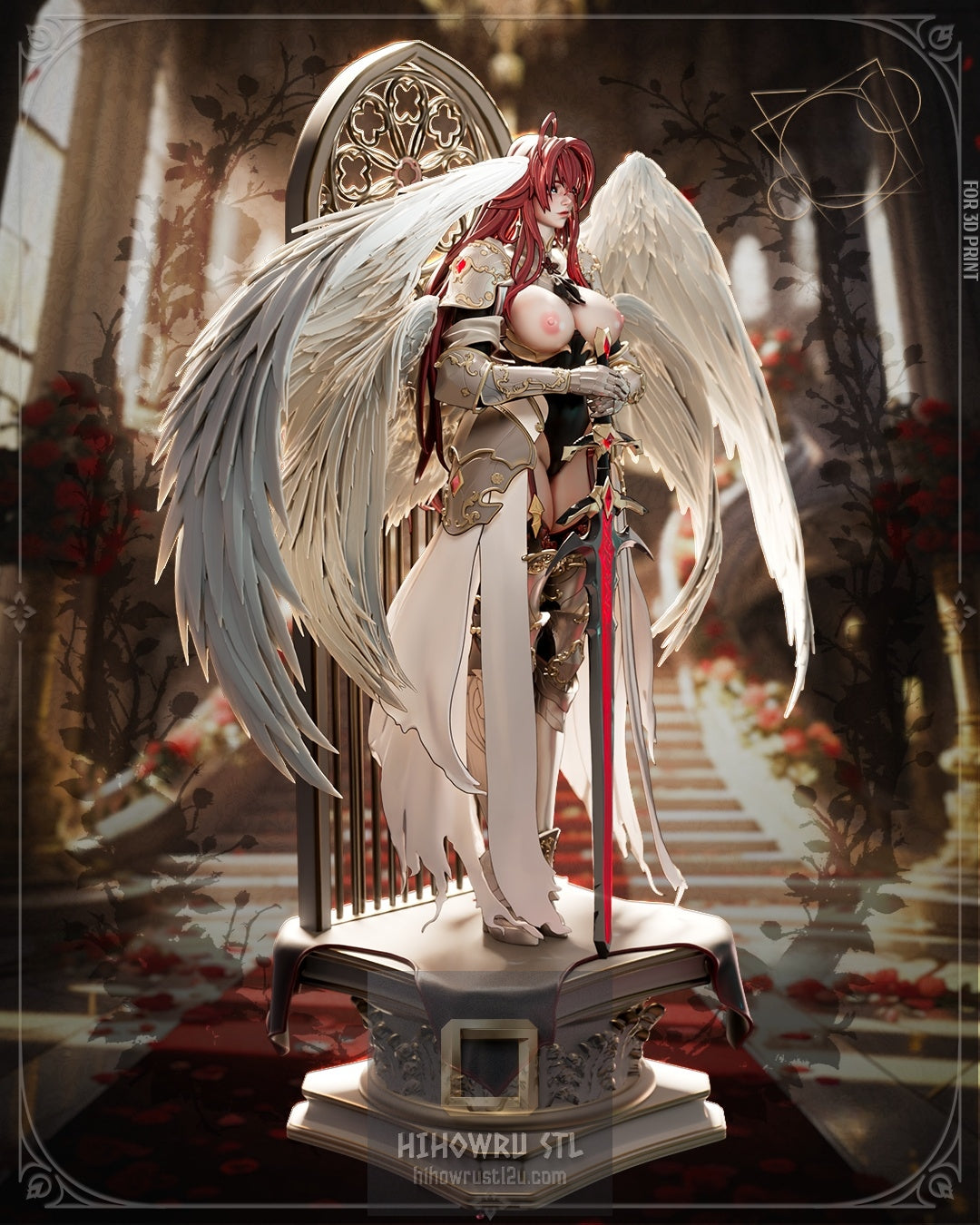 5480 Archangel Rias Gremory NSFW - High School DxD - STL 3D Print Files