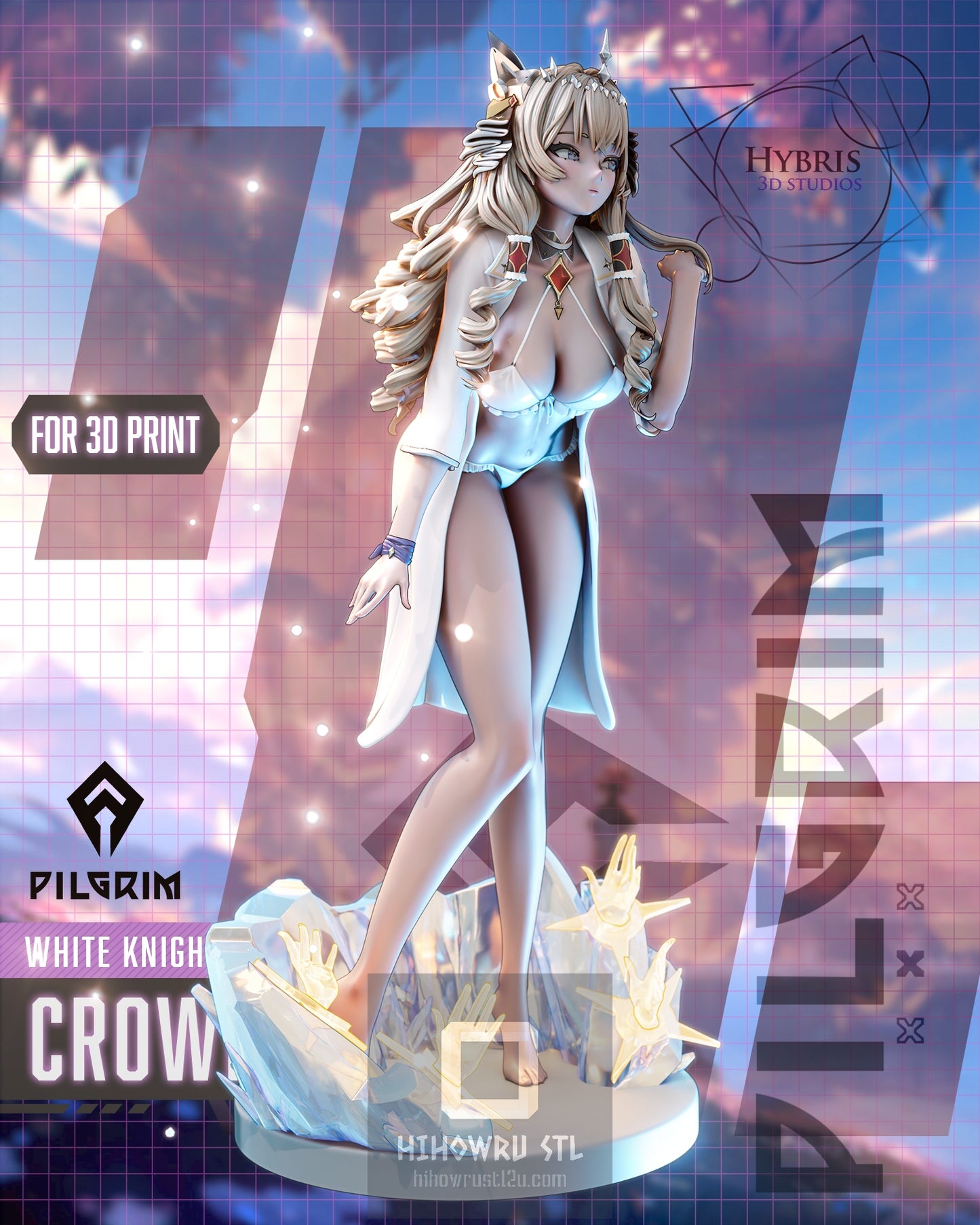 4619 Crown - Nikke Goddess of Victory - STL 3D Print Files