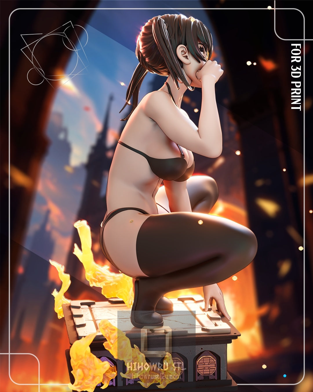 5222 Tamaki Kotatsu - Fire Force - STL 3D Print Files