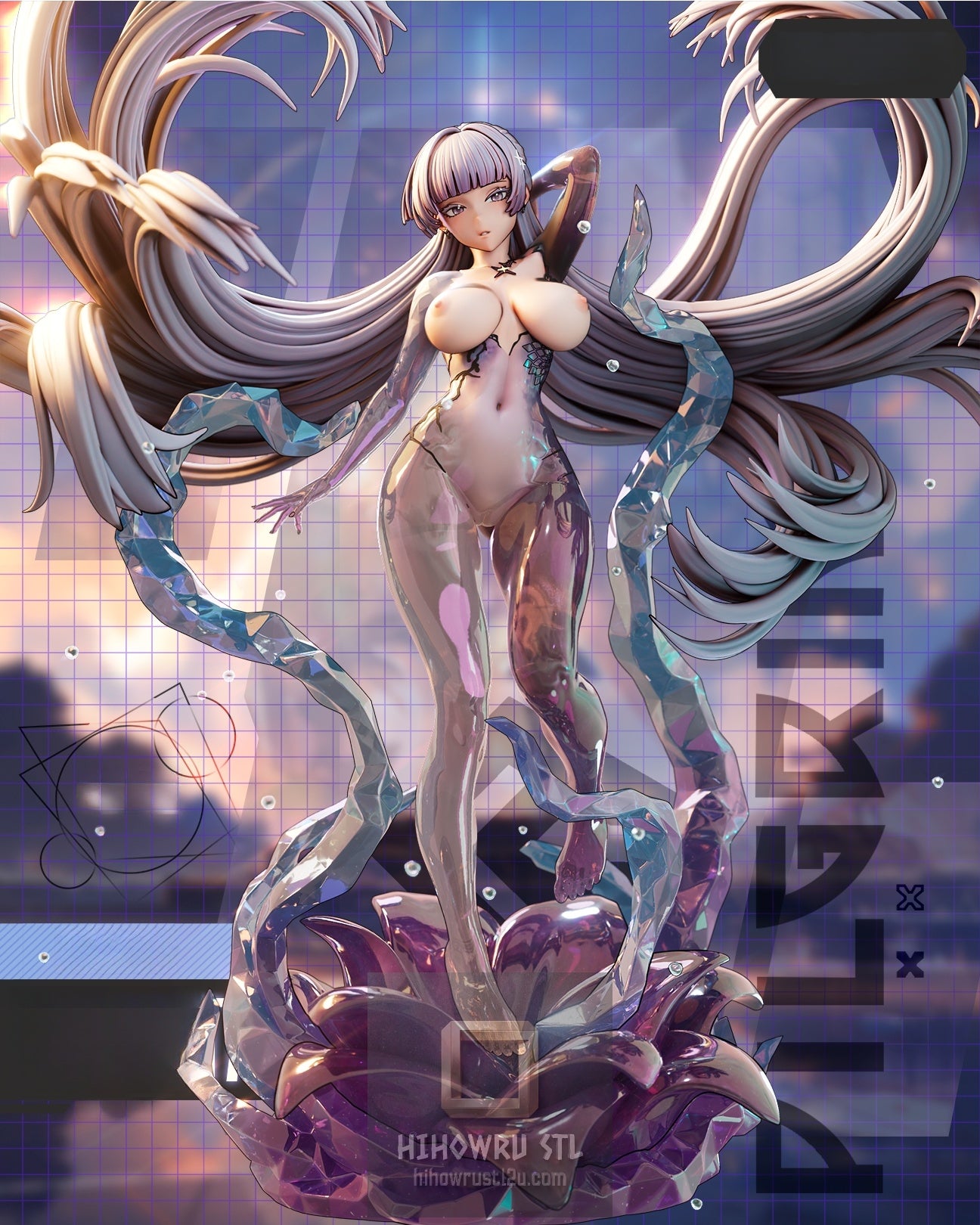 5148 Nayuta NSFW - Nikke Goddess of Victory - STL 3D Print Files