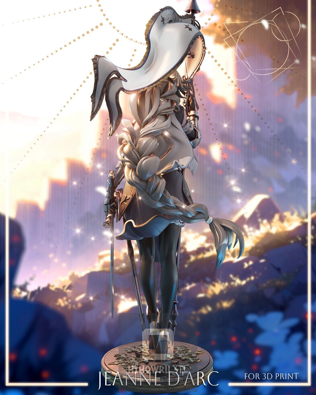 4857 Jeanne d'Arc - Fate/Grand Order - STL 3D Print Files