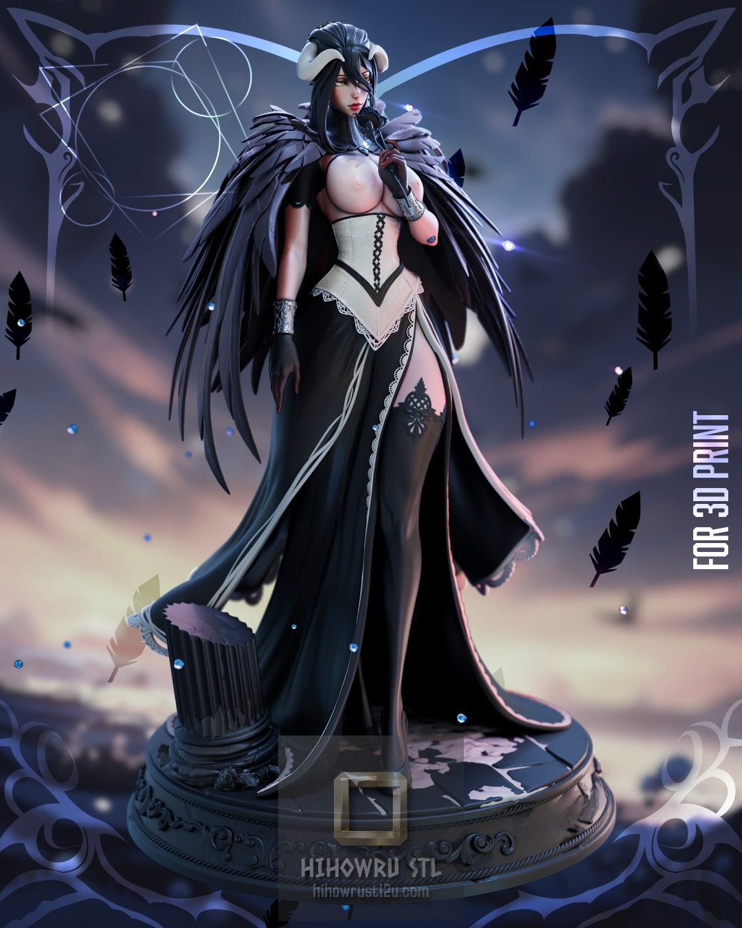 5370 Albedo NSFW - Overlord - STL 3D Print Files