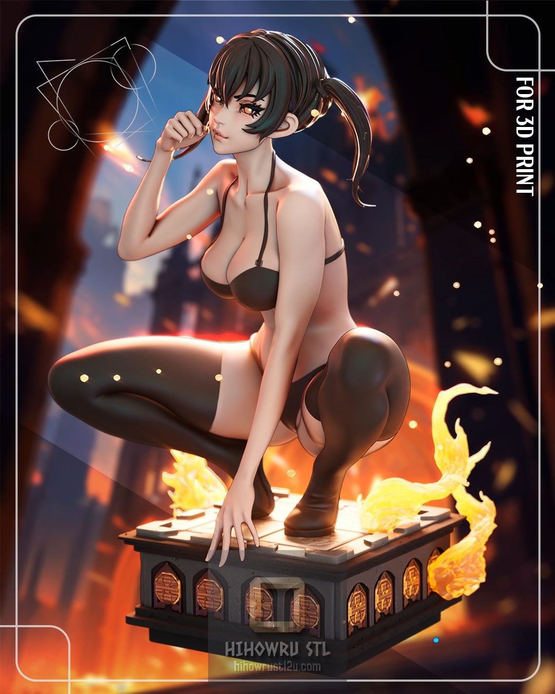 5222 Tamaki Kotatsu - Fire Force - STL 3D Print Files