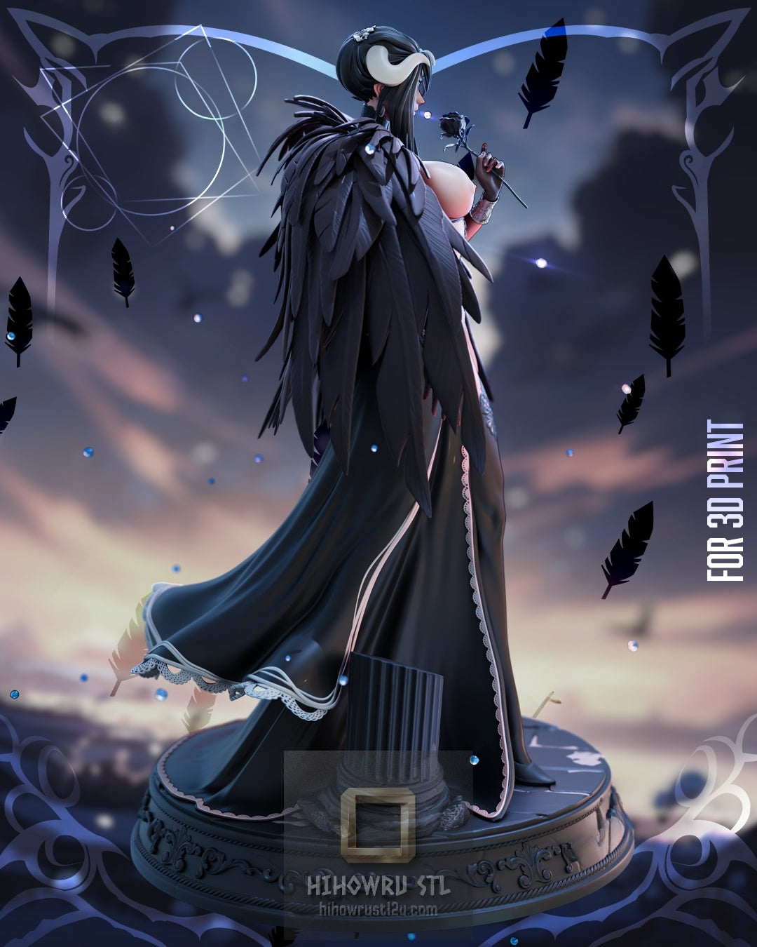 5370 Albedo NSFW - Overlord - STL 3D Print Files