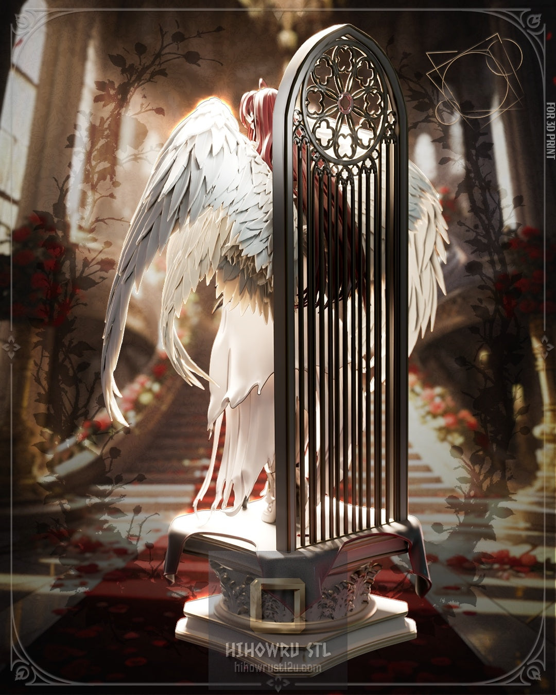 5480 Archangel Rias Gremory NSFW - High School DxD - STL 3D Print Files