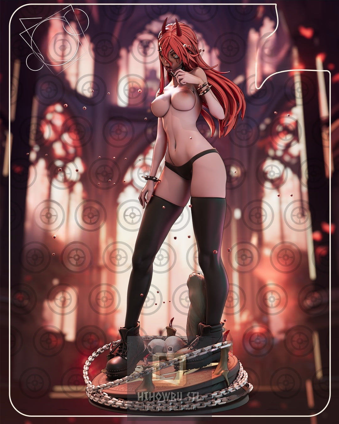 5298 Power NSFW - Chainsaw Man - STL 3D Print Files