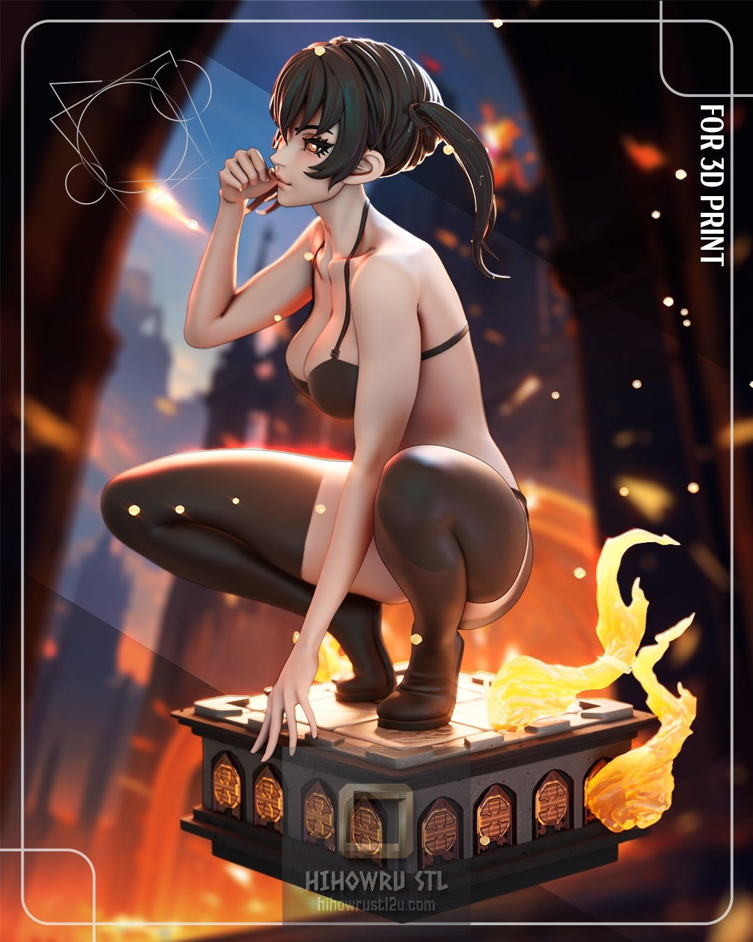 5222 Tamaki Kotatsu - Fire Force - STL 3D Print Files