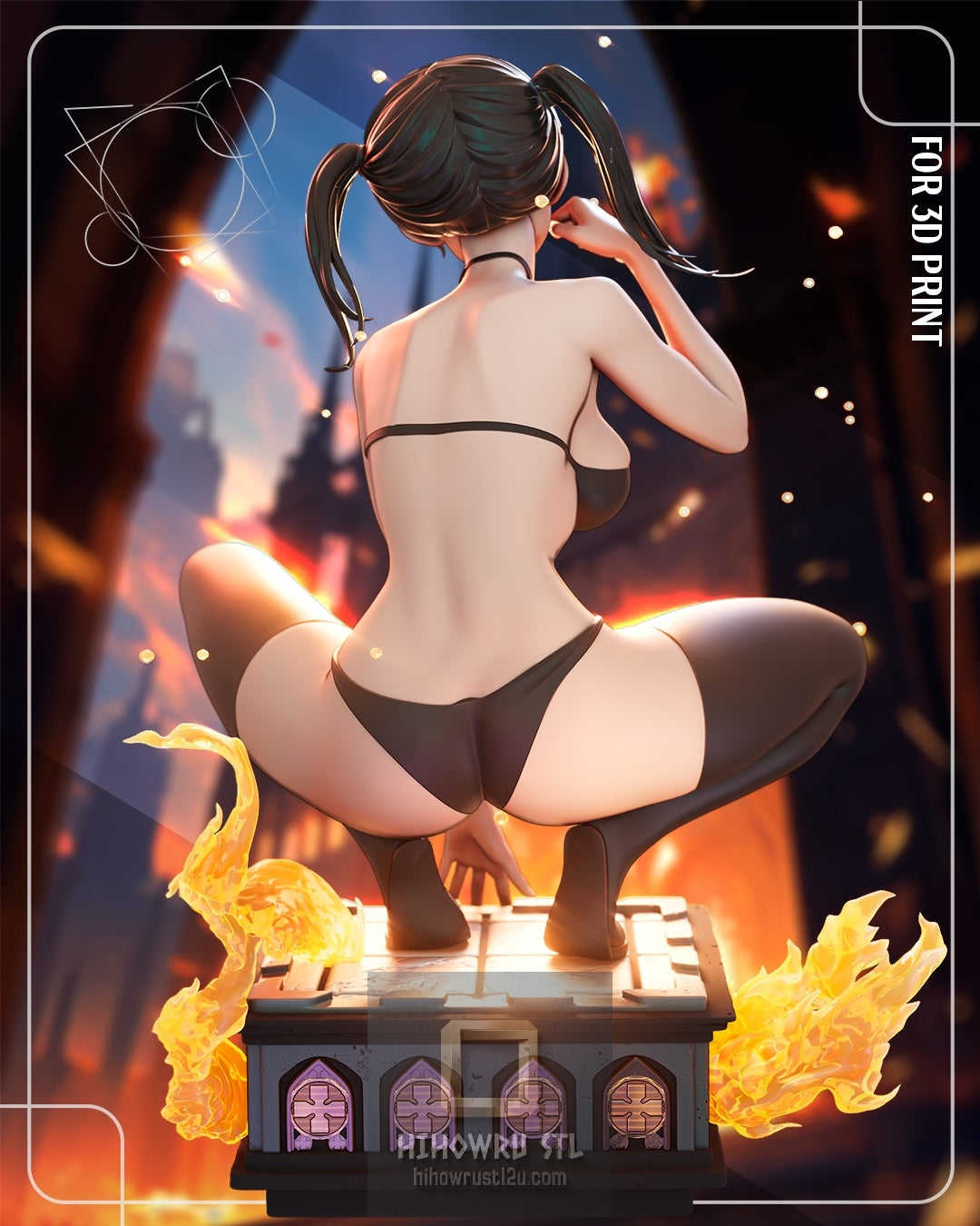 5222 Tamaki Kotatsu - Fire Force - STL 3D Print Files