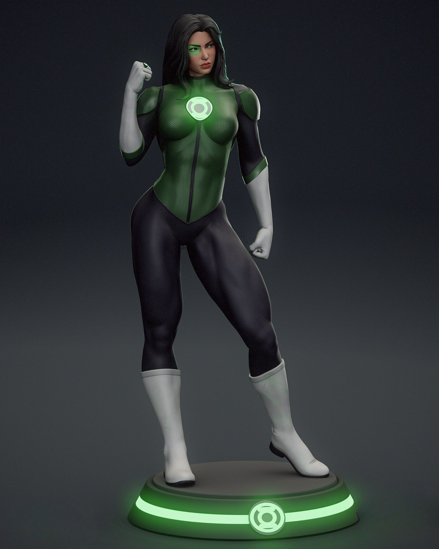 3207 Jessica Cruz NSFW - Green Lantern - STL 3D Print Files