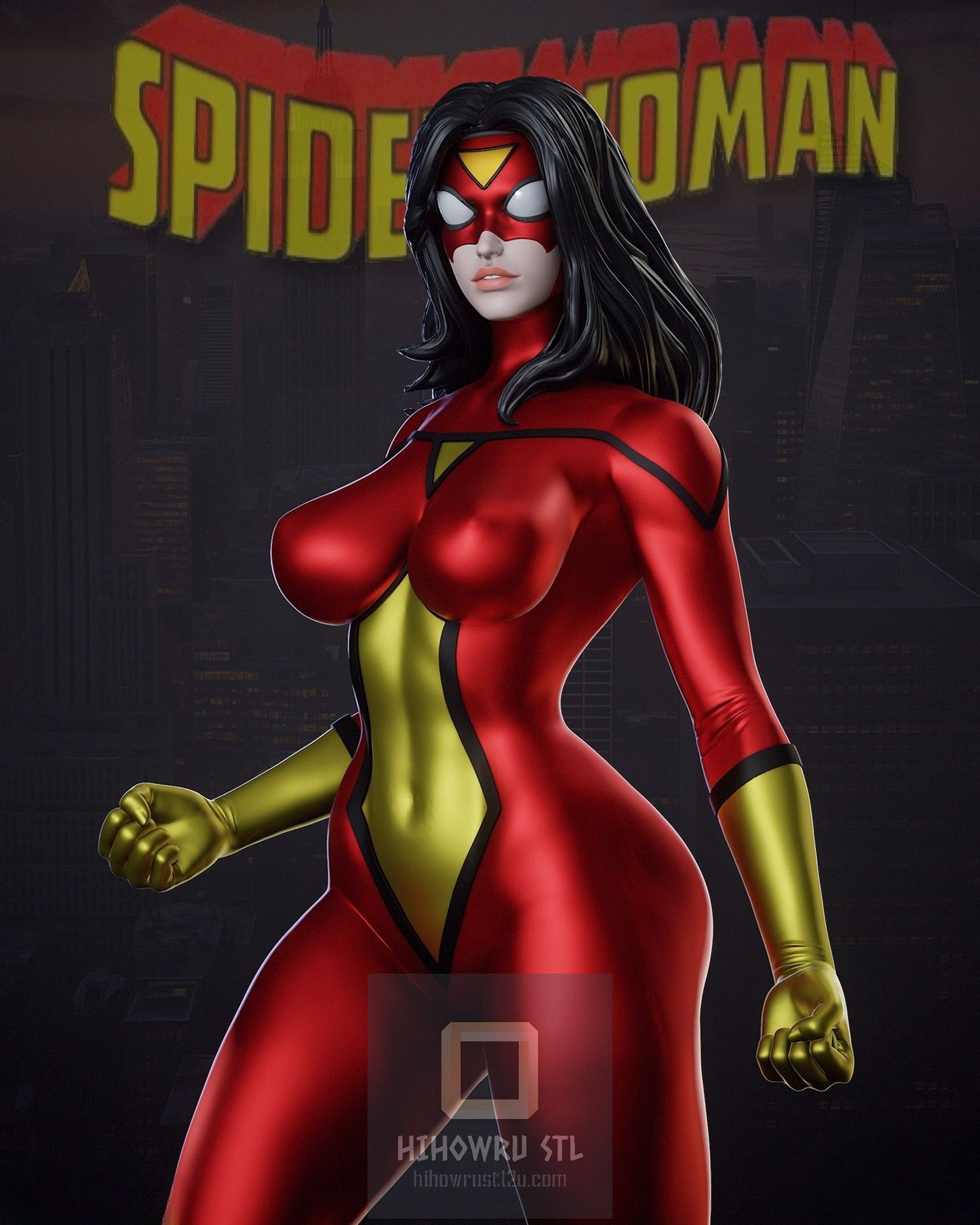 4316 Spider-Woman NSFW - Marvel Comics - STL 3D Print Files
