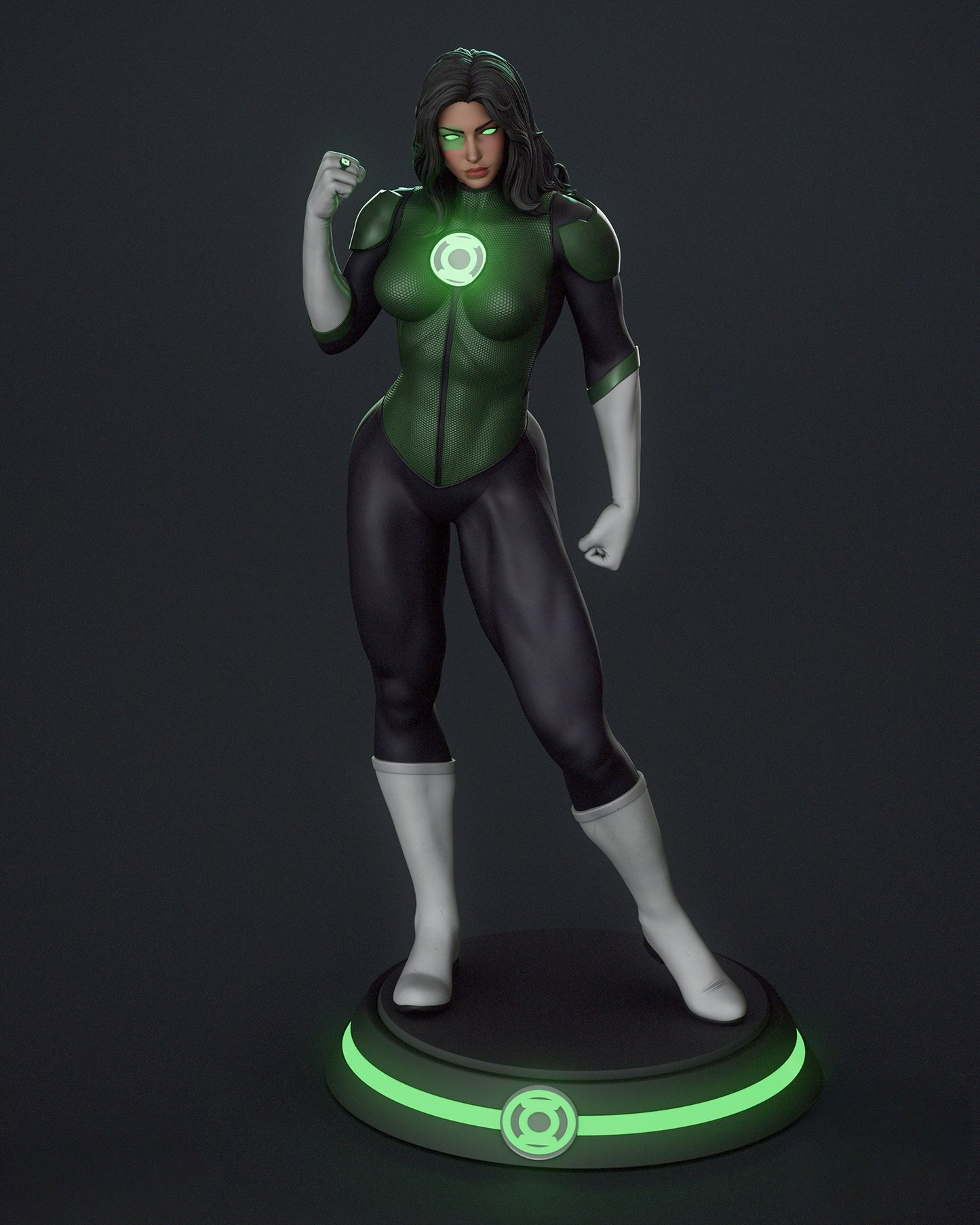 3207 Jessica Cruz NSFW - Green Lantern - STL 3D Print Files