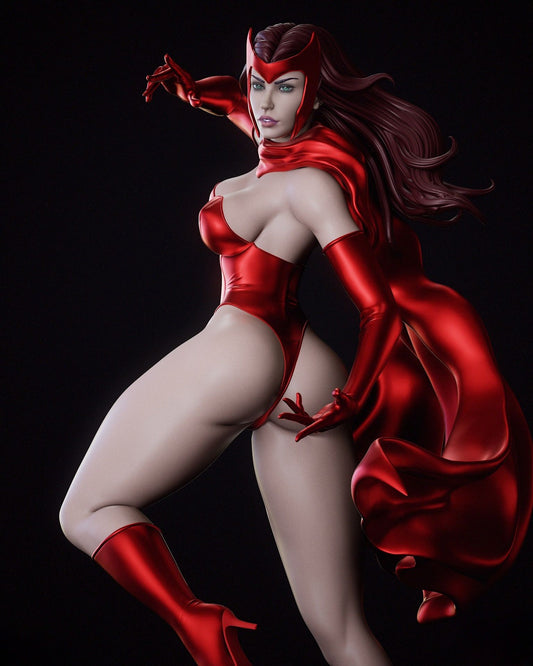 4197 Scarlet Witch NSFW - Wanda Maximoff - STL 3D Print Files