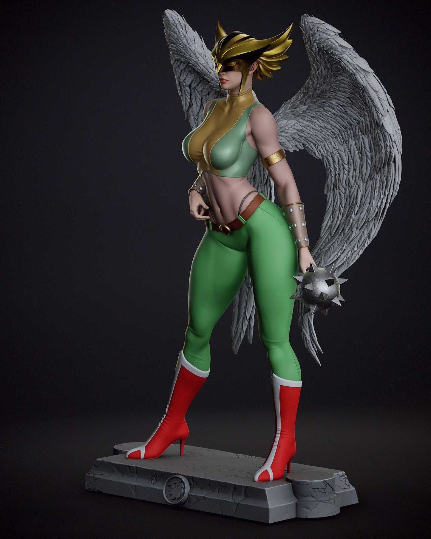 3803 Hawkgirl - DC Comics - STL 3D Print Files