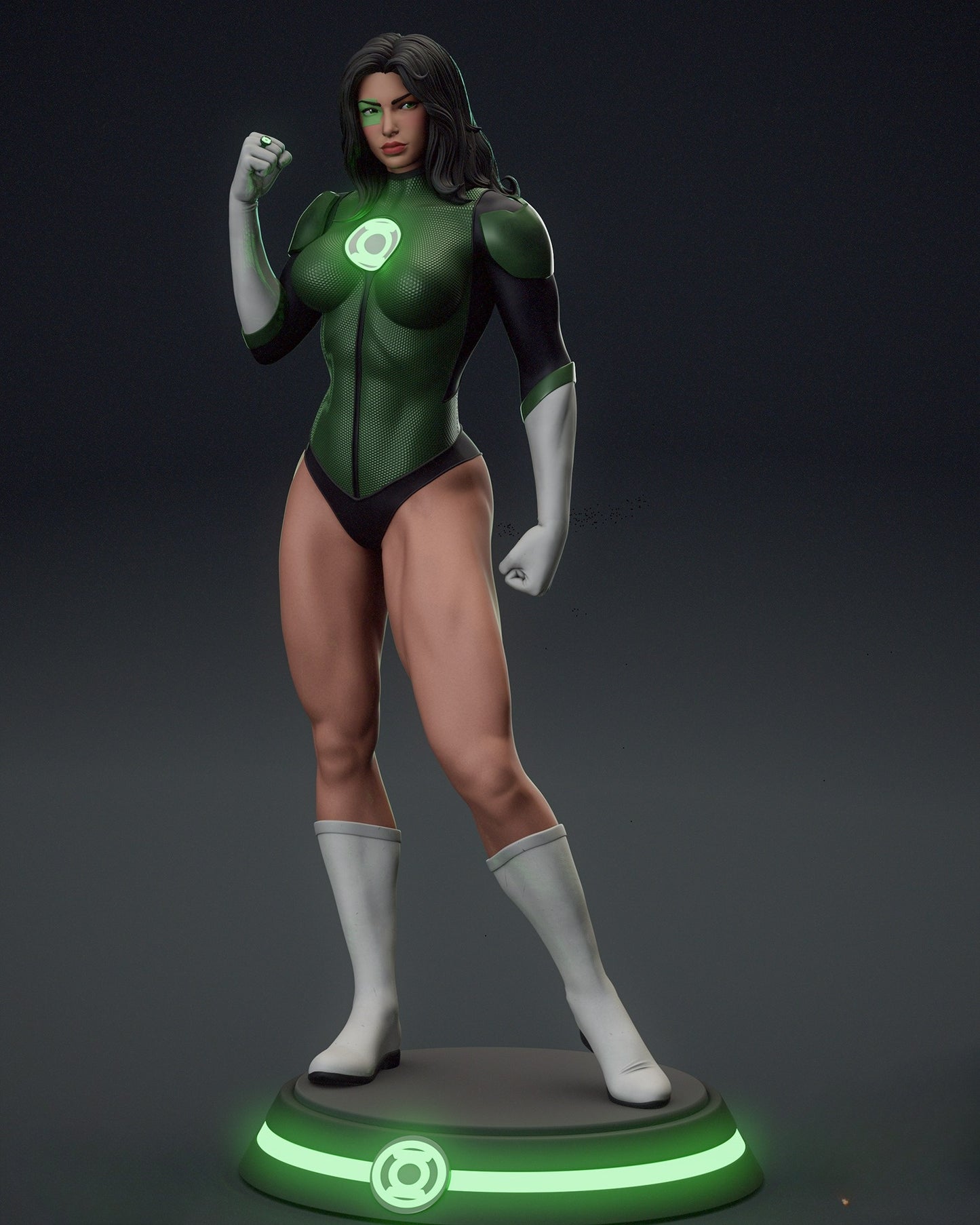 3207 Jessica Cruz NSFW - Green Lantern - STL 3D Print Files