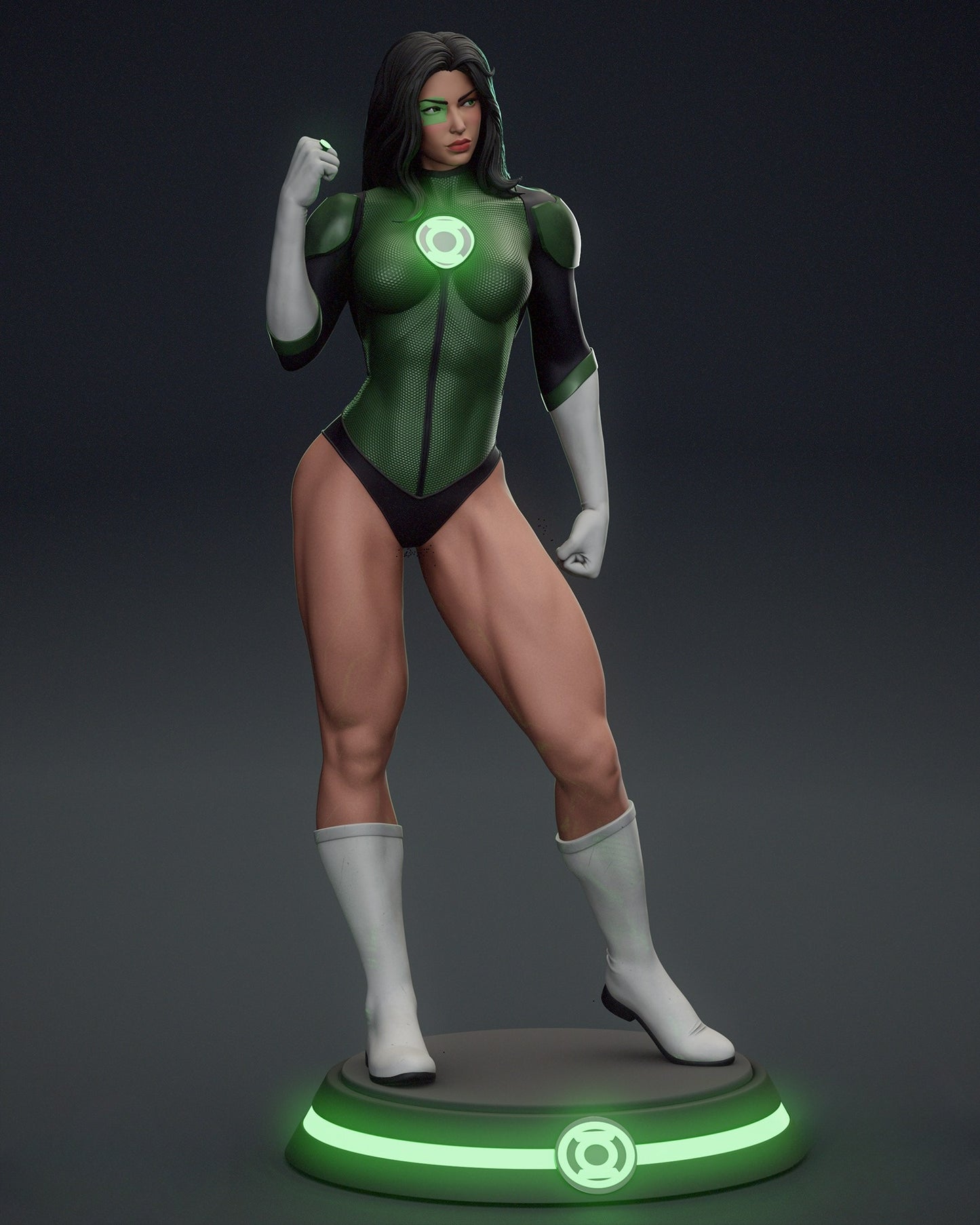 3207 Jessica Cruz NSFW - Green Lantern - STL 3D Print Files