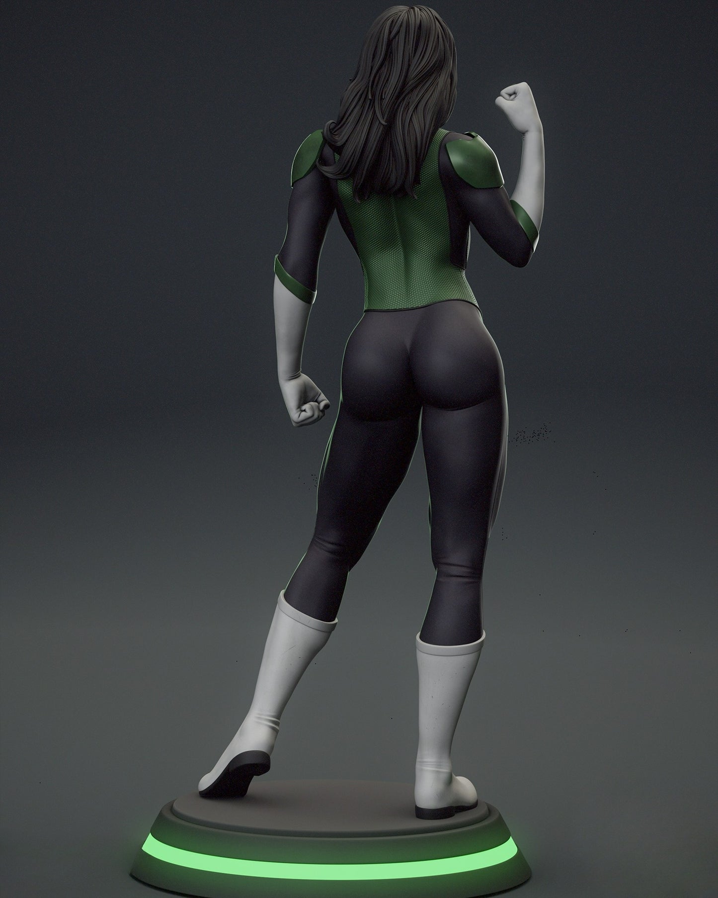 3207 Jessica Cruz NSFW - Green Lantern - STL 3D Print Files