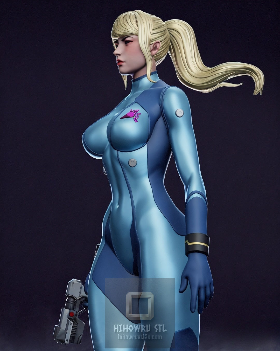 5098 Samus Aran NSFW - Metroid - STL 3D Print Files