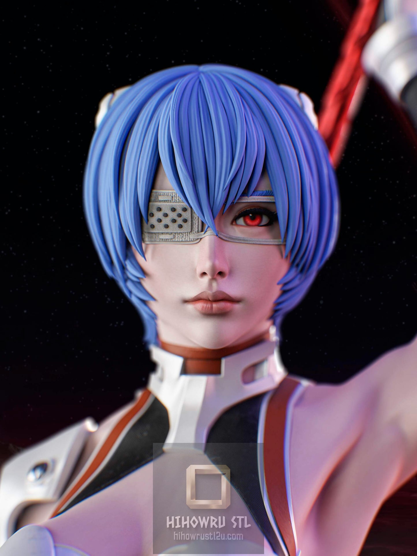5343 Rei Ayanami NSFW - Evangelion - STL 3D Print Files
