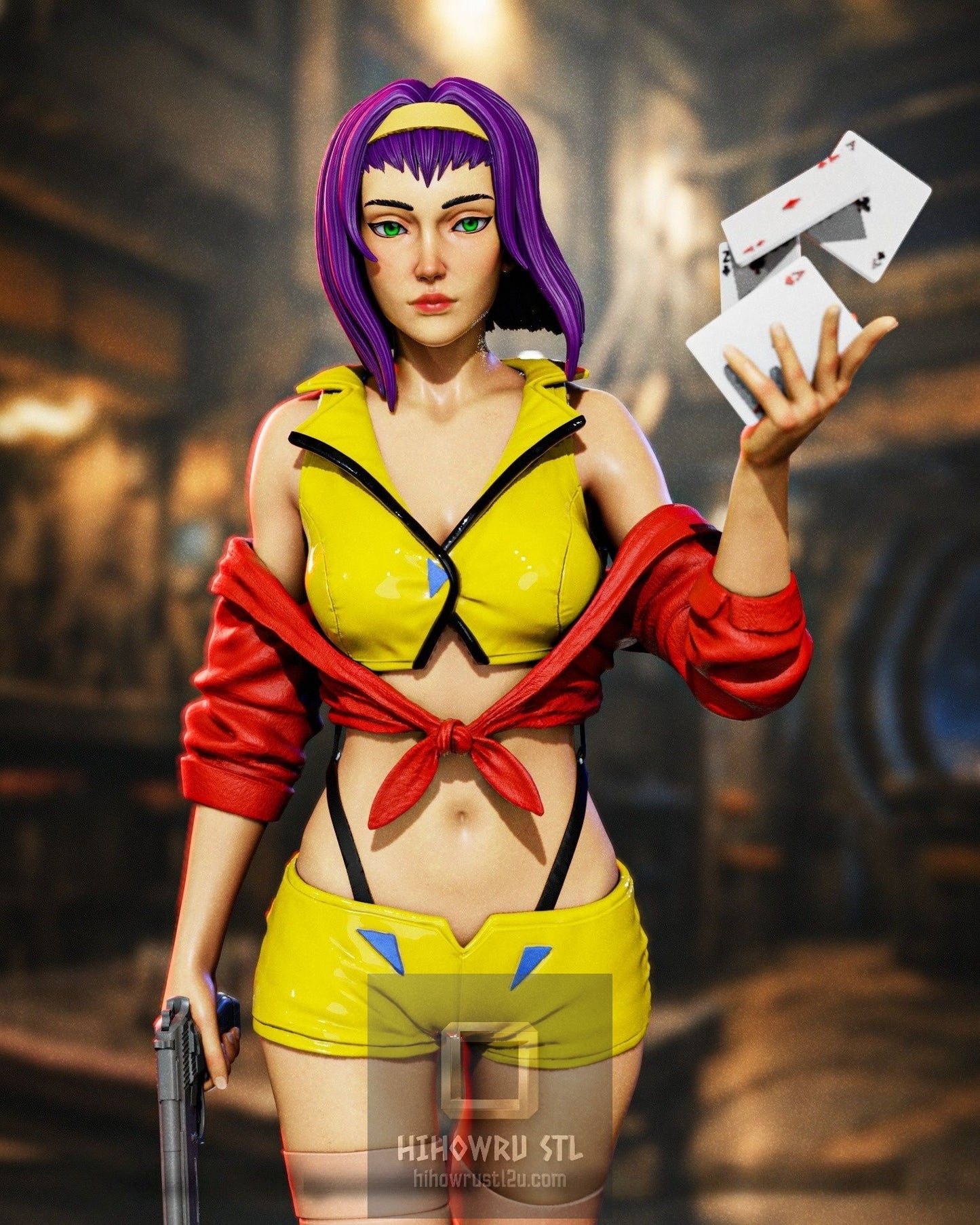 5390 Faye Valentine NSFW - Cowboy Bebop - STL 3D Print Files