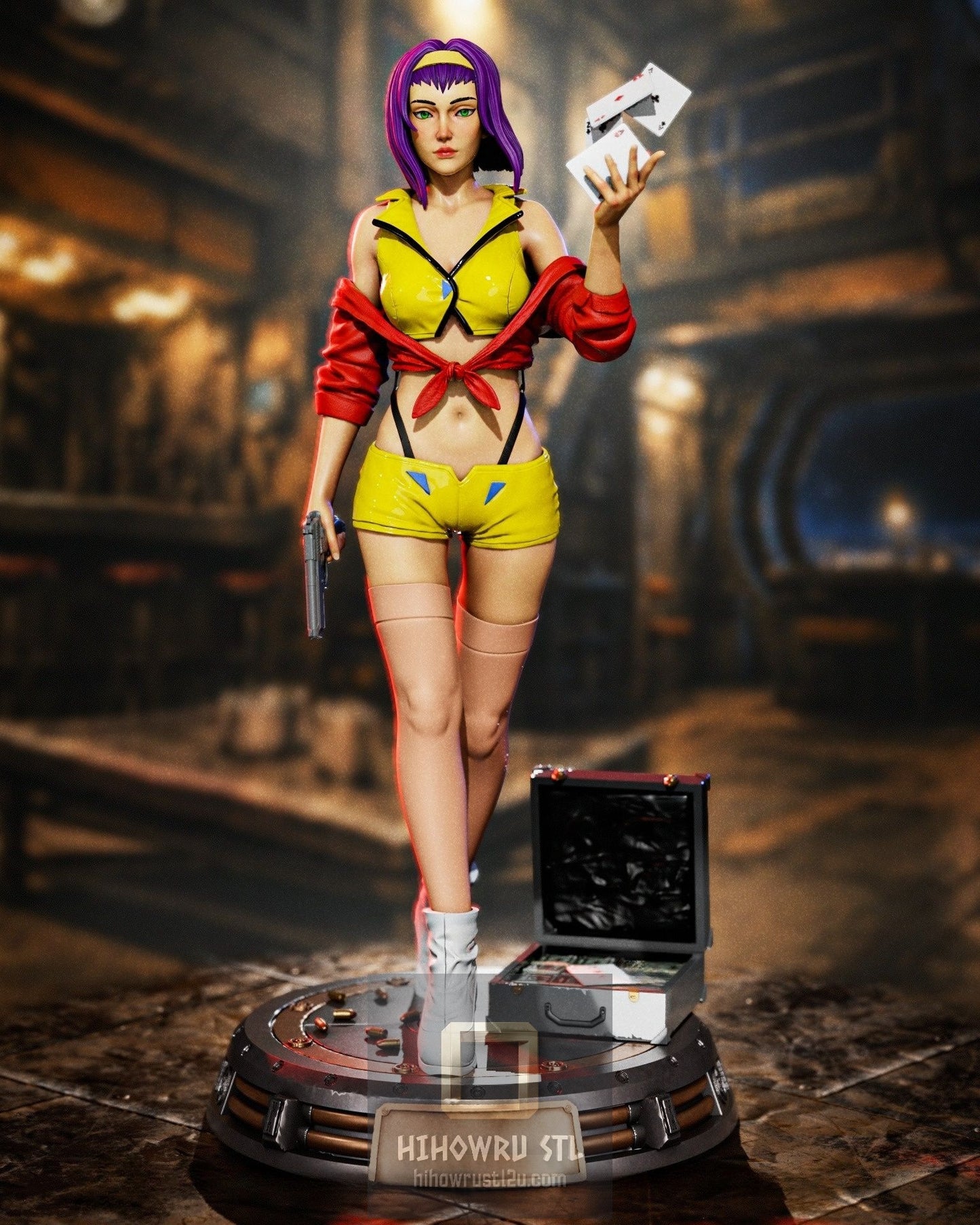 5390 Faye Valentine NSFW - Cowboy Bebop - STL 3D Print Files