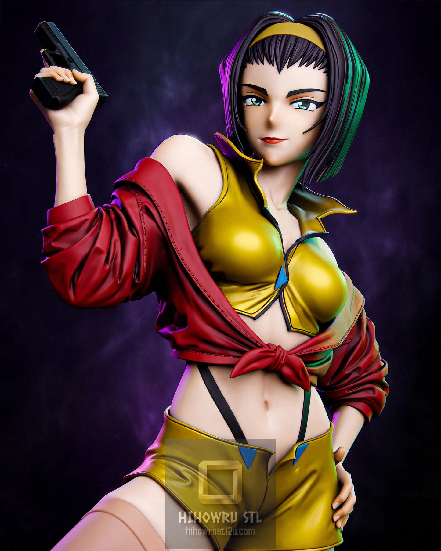 5350 Faye Valentine - Cowboy Bebop - STL 3D Print Files