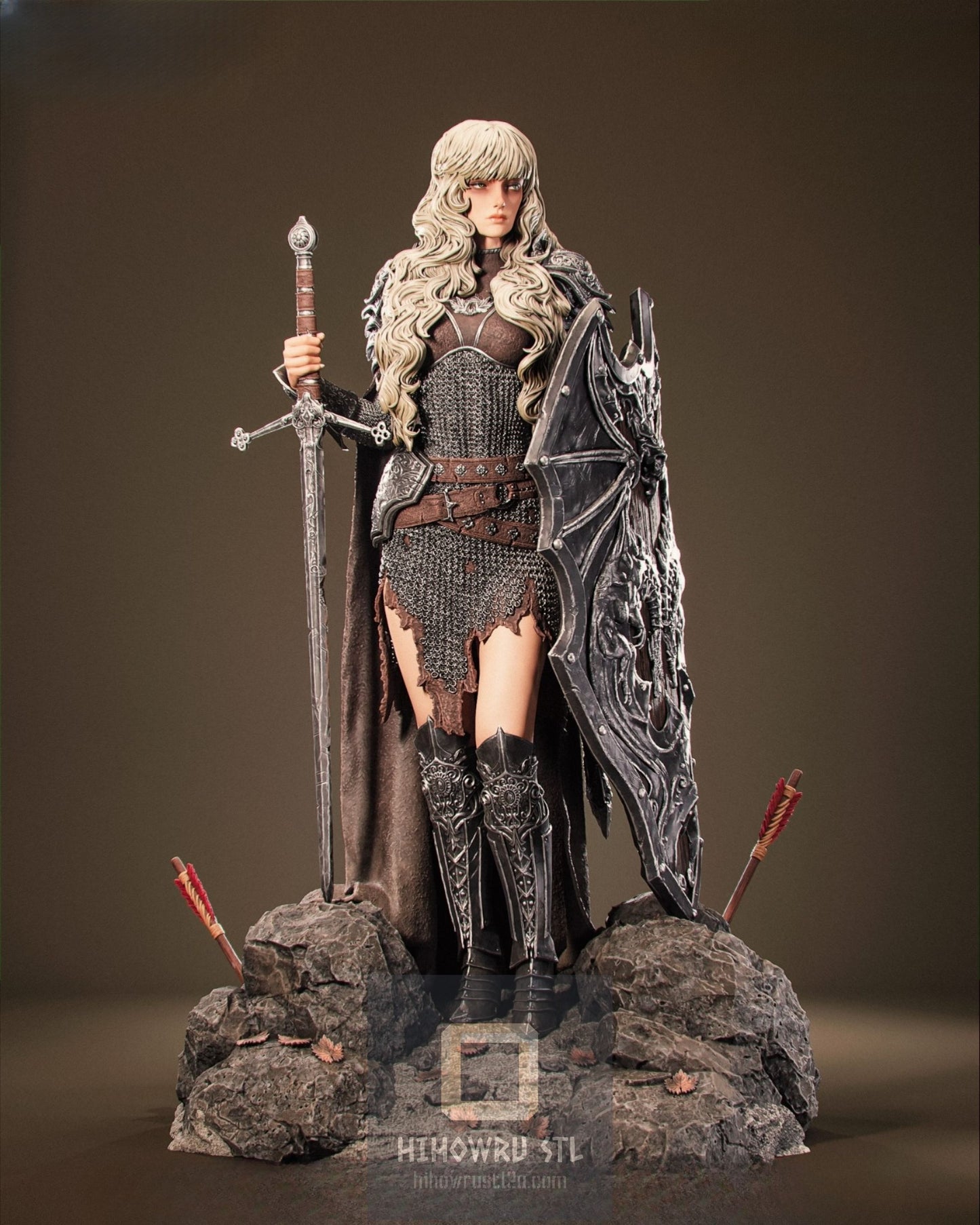 4485 Lady Warrior - STL 3D Print Files