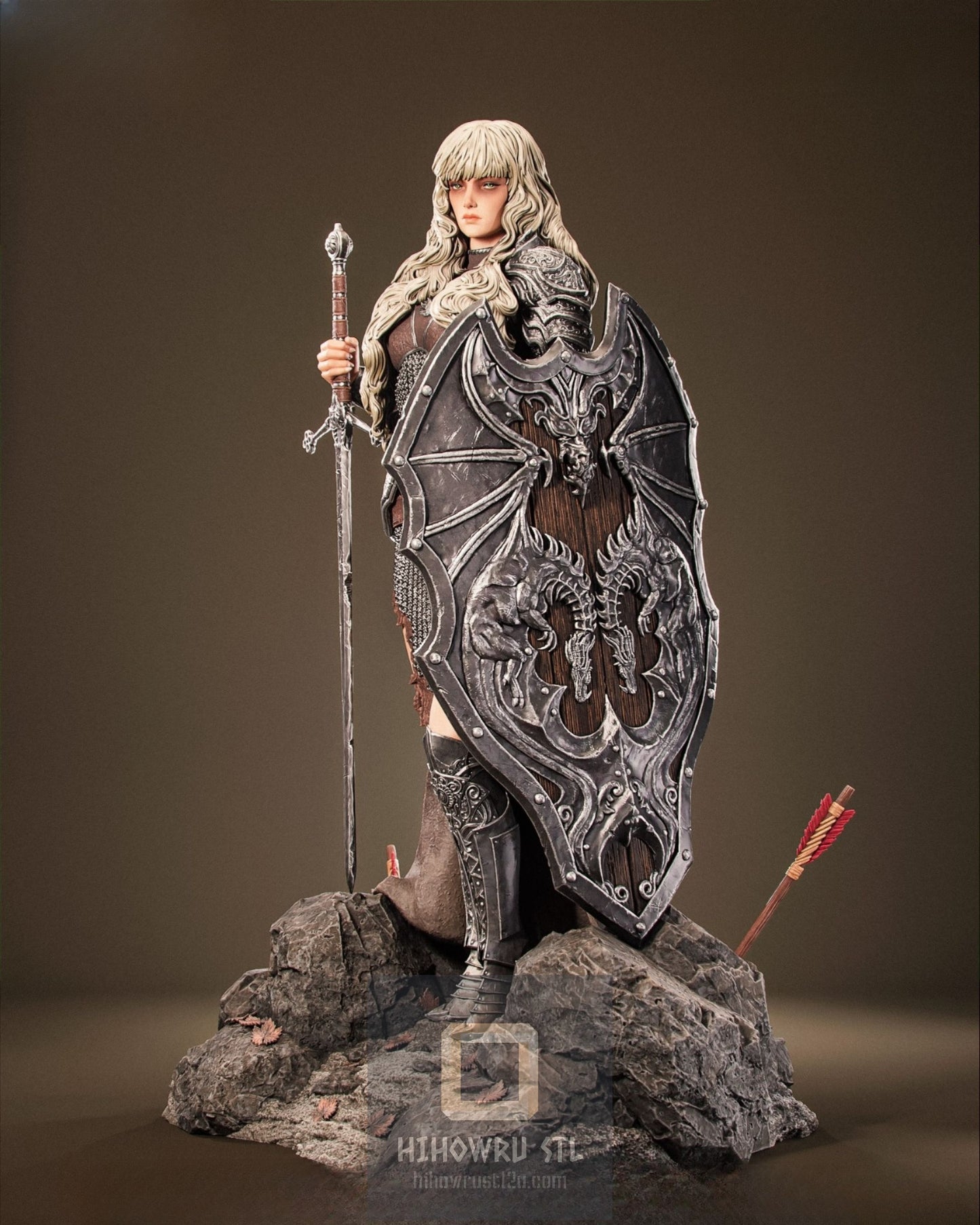 4485 Lady Warrior - STL 3D Print Files