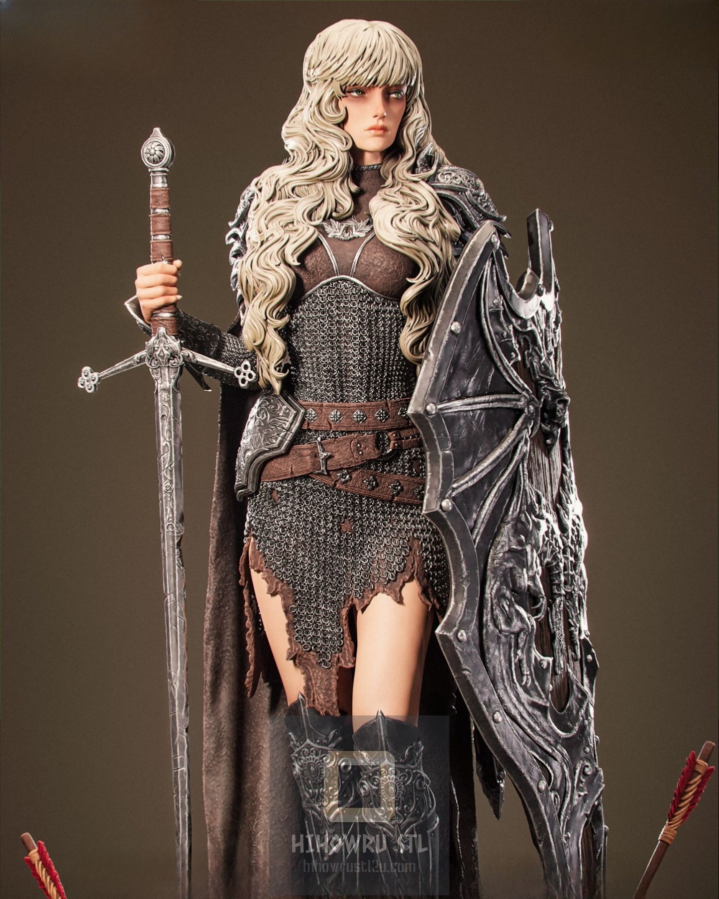 4485 Lady Warrior - STL 3D Print Files