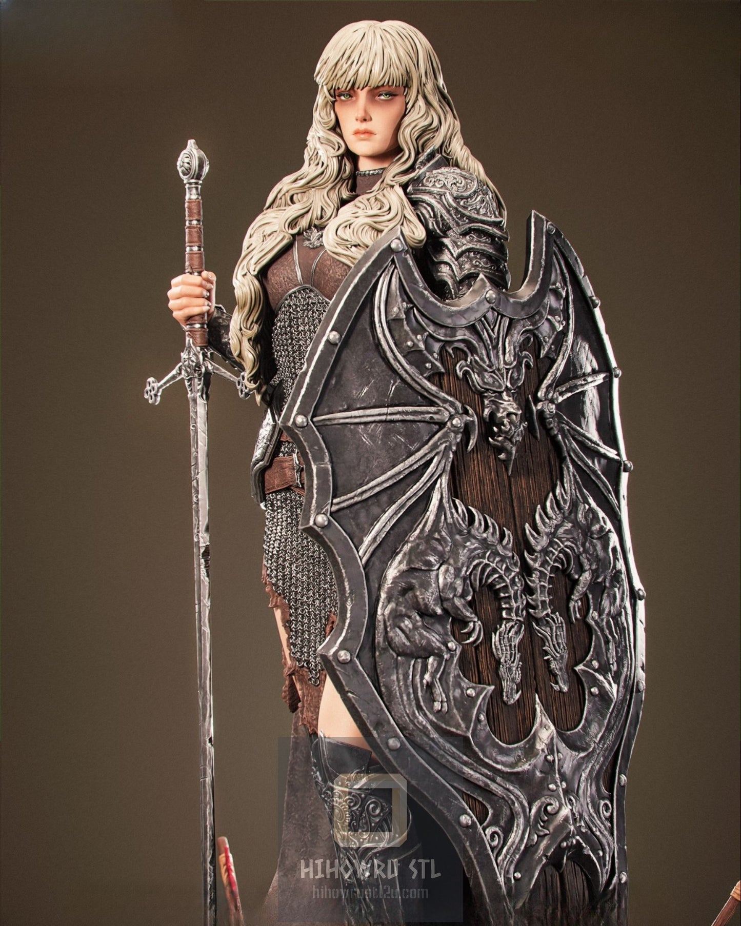 4485 Lady Warrior - STL 3D Print Files