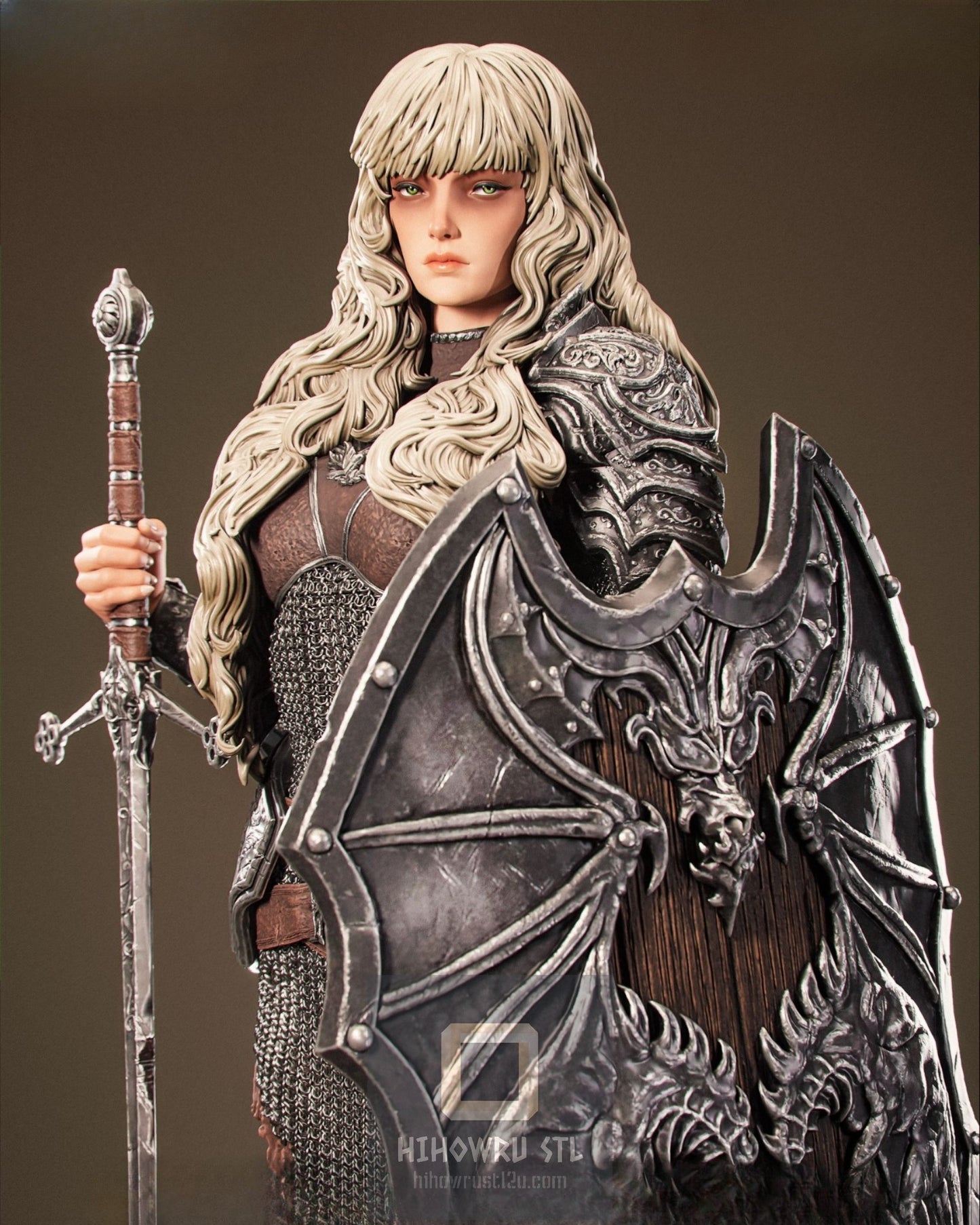 4485 Lady Warrior - STL 3D Print Files